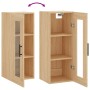 Wandschrank aus Sonoma-Eiche, 34,5 x 34 x 90 cm von vidaXL, Sideboards - Ref: Foro24-828935, Preis: 53,98 €, Rabatt: %