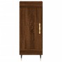 Oak brown engineered wood sideboard 34.5x34x90 cm by vidaXL, Sideboards - Ref: Foro24-830427, Price: 60,99 €, Discount: %