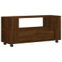 Brown oak engineered wood TV cabinet 102x34.5x43 cm by vidaXL, TV Furniture - Ref: Foro24-833749, Price: 67,51 €, Discount: %