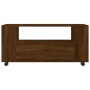 Brown oak engineered wood TV cabinet 102x34.5x43 cm by vidaXL, TV Furniture - Ref: Foro24-833749, Price: 67,51 €, Discount: %