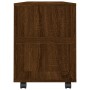 Brown oak engineered wood TV cabinet 102x34.5x43 cm by vidaXL, TV Furniture - Ref: Foro24-833749, Price: 67,51 €, Discount: %