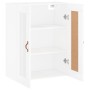 Glossy white engineered wood wall cabinet 69.5x34x90 cm by vidaXL, Sideboards - Ref: Foro24-830358, Price: 70,12 €, Discount: %