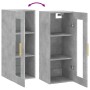 Betongrauer Wandschrank 34,5x34x90 cm von vidaXL, Sideboards - Ref: Foro24-828904, Preis: 40,14 €, Rabatt: %