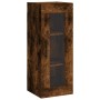 Armario de pared roble ahumado 34,5x34x90 cm de vidaXL, Aparadores - Ref: Foro24-828937, Precio: 49,32 €, Descuento: %