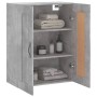 Armario de pared madera ingeniería gris hormigón 69,5x34x90 cm de vidaXL, Aparadores - Ref: Foro24-830376, Precio: 47,99 €, D...