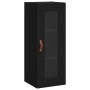 Armario de pared negro 34,5x34x90 cm de vidaXL, Aparadores - Ref: Foro24-828885, Precio: 48,29 €, Descuento: %