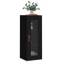 Armario de pared negro 34,5x34x90 cm de vidaXL, Aparadores - Ref: Foro24-828885, Precio: 48,29 €, Descuento: %