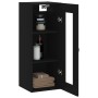 Black wall cabinet 34.5x34x90 cm by vidaXL, Sideboards - Ref: Foro24-828885, Price: 49,99 €, Discount: %