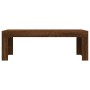 Engineered wood coffee table in brown oak 102x50x36 cm by vidaXL, Coffee table - Ref: Foro24-823373, Price: 38,88 €, Discount: %