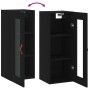 Armario de pared negro 34,5x34x90 cm de vidaXL, Aparadores - Ref: Foro24-828885, Precio: 48,29 €, Descuento: %