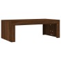 Engineered wood coffee table in brown oak 102x50x36 cm by vidaXL, Coffee table - Ref: Foro24-823373, Price: 38,88 €, Discount: %