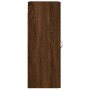 Armario de pared marrón roble 34,5x34x90 cm de vidaXL, Aparadores - Ref: Foro24-828835, Precio: 48,18 €, Descuento: %