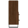 Aparador madera de ingeniería marrón roble 34,5x34x90 cm de vidaXL, Aparadores - Ref: Foro24-828699, Precio: 69,24 €, Descuen...