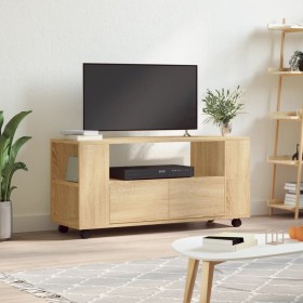 TV cabinet engineered wood Sonoma oak 102x34.5x43 cm by vidaXL, TV Furniture - Ref: Foro24-833745, Price: 84,99 €, Discount: %