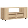 TV cabinet engineered wood Sonoma oak 102x34.5x43 cm by vidaXL, TV Furniture - Ref: Foro24-833745, Price: 80,16 €, Discount: %