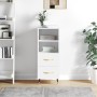 White engineered wood sideboard 34.5x34x90 cm by vidaXL, Sideboards - Ref: Foro24-828644, Price: 61,83 €, Discount: %