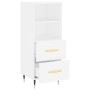 White engineered wood sideboard 34.5x34x90 cm by vidaXL, Sideboards - Ref: Foro24-828644, Price: 61,83 €, Discount: %