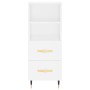 White engineered wood sideboard 34.5x34x90 cm by vidaXL, Sideboards - Ref: Foro24-828644, Price: 61,83 €, Discount: %