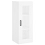 White wall cabinet 34.5x34x90 cm by vidaXL, Sideboards - Ref: Foro24-828916, Price: 41,25 €, Discount: %