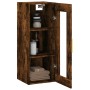 Smoked oak wall cabinet 34.5x34x90 cm by vidaXL, Sideboards - Ref: Foro24-828905, Price: 35,99 €, Discount: %