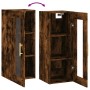 Smoked oak wall cabinet 34.5x34x90 cm by vidaXL, Sideboards - Ref: Foro24-828905, Price: 35,99 €, Discount: %