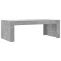 Concrete gray engineered wood coffee table 102x50x36 cm by vidaXL, Coffee table - Ref: Foro24-823370, Price: 39,52 €, Discoun...