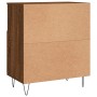 Aparador madera contrachapada marrón roble 60x35x70 cm de vidaXL, Aparadores - Ref: Foro24-831195, Precio: 58,42 €, Descuento: %