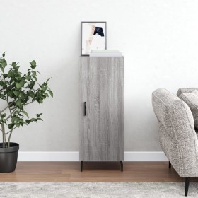 Engineered wood gray Sonoma sideboard 34.5x34x90 cm by vidaXL, Sideboards - Ref: Foro24-828562, Price: 64,44 €, Discount: %