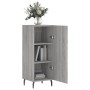 Engineered wood gray Sonoma sideboard 34.5x34x90 cm by vidaXL, Sideboards - Ref: Foro24-828562, Price: 64,44 €, Discount: %