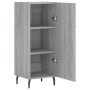 Engineered wood gray Sonoma sideboard 34.5x34x90 cm by vidaXL, Sideboards - Ref: Foro24-828562, Price: 64,44 €, Discount: %