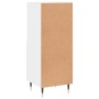 Aparador de madera contrachapada blanco brillante 34,5x34x90 cm de vidaXL, Aparadores - Ref: Foro24-828646, Precio: 65,67 €, ...