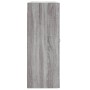 Sonoma gray engineered wood wall cabinet 69.5x34x90 cm by vidaXL, Sideboards - Ref: Foro24-830378, Price: 65,98 €, Discount: %