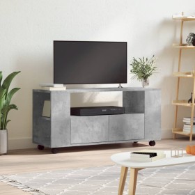 Parkett TV-Möbel Beton grau 102x34,5x43 cm von vidaXL, TV-Möbel - Ref: Foro24-833746, Preis: 68,90 €, Rabatt: %