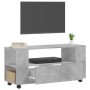 Parkett TV-Möbel Beton grau 102x34,5x43 cm von vidaXL, TV-Möbel - Ref: Foro24-833746, Preis: 65,98 €, Rabatt: %