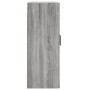 Sonoma gray engineered wood wall cabinet 69.5x34x90 cm by vidaXL, Sideboards - Ref: Foro24-830394, Price: 65,50 €, Discount: %