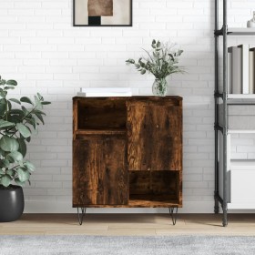 Sideboard aus geräuchertem Eichensperrholz, 60 x 35 x 70 cm von vidaXL, Sideboards - Ref: Foro24-831193, Preis: 56,99 €, Raba...