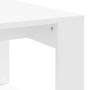 White engineered wood coffee table 102x50x35 cm by vidaXL, Coffee table - Ref: Foro24-823358, Price: 42,62 €, Discount: %