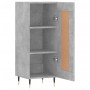 Aparador de madera contrachapada gris hormigón 34,5x34x90 cm de vidaXL, Aparadores - Ref: Foro24-830424, Precio: 55,19 €, Des...