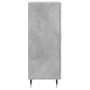 Aparador de madera contrachapada gris hormigón 34,5x34x90 cm de vidaXL, Aparadores - Ref: Foro24-830424, Precio: 55,19 €, Des...