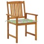 Garden chairs and cushions 6 units solid acacia wood by vidaXL, Garden chairs - Ref: Foro24-3078163, Price: 432,99 €, Discoun...