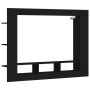 Mueble para TV madera de ingeniería negro 152x22x113 cm de vidaXL, Armarios y almacenamiento - Ref: Foro24-833723, Precio: 77...