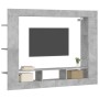 Holzwerkstoff TV-Möbel Beton grau 152x22x113 cm von vidaXL, Schränke und Lagerung - Ref: Foro24-833725, Preis: 95,19 €, Rabat...