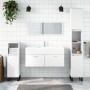 White engineered wood bathroom cabinet with mirror by vidaXL, Bathroom furniture - Ref: Foro24-833884, Price: 51,99 €, Discou...