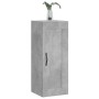 Armario de pared madera ingeniería gris hormigón 34,5x34x90 cm de vidaXL, Aparadores - Ref: Foro24-830496, Precio: 39,19 €, D...