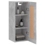 Armario de pared madera ingeniería gris hormigón 34,5x34x90 cm de vidaXL, Aparadores - Ref: Foro24-830496, Precio: 39,19 €, D...