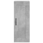 Concrete gray engineered wood wall cabinet 34.5x34x90 cm by vidaXL, Sideboards - Ref: Foro24-830496, Price: 39,19 €, Discount: %