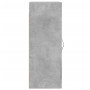 Armario de pared madera ingeniería gris hormigón 34,5x34x90 cm de vidaXL, Aparadores - Ref: Foro24-830496, Precio: 39,19 €, D...