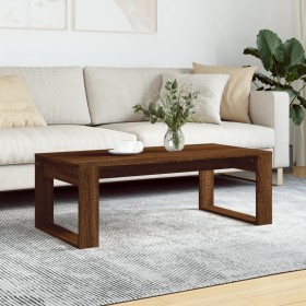 Engineered wood brown oak coffee table 102x50x35 cm by vidaXL, Coffee table - Ref: Foro24-823365, Price: 47,99 €, Discount: %