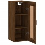 Armario de pared madera ingeniería marrón roble 34,5x34x90 cm de vidaXL, Aparadores - Ref: Foro24-830507, Precio: 51,43 €, De...