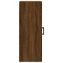 Armario de pared madera ingeniería marrón roble 34,5x34x90 cm de vidaXL, Aparadores - Ref: Foro24-830507, Precio: 51,43 €, De...